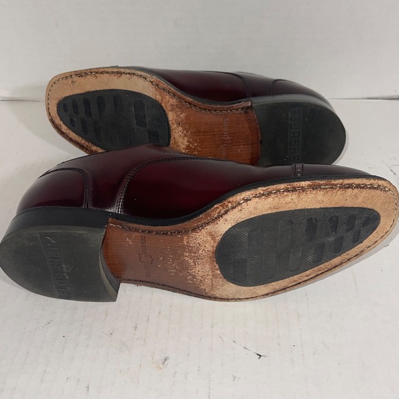 Florsheim Cap Toe Men's Burgandy Leather Oxford Dress‎ Shoes size 8.5 - Picture 8 of 8